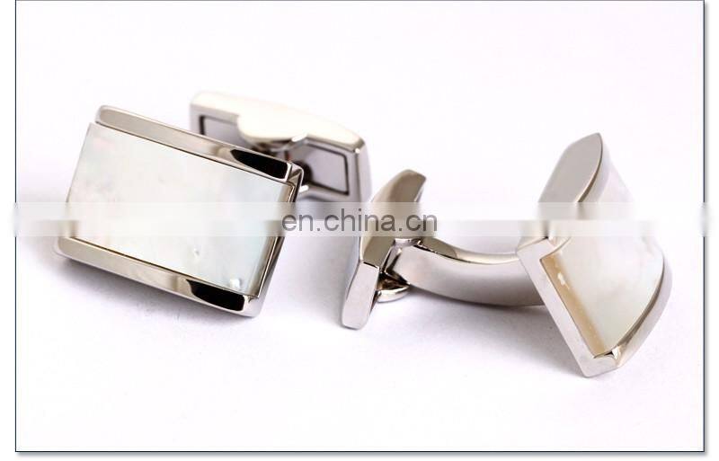 Graceful White Pearl Fashion Jewelry Cufflinks