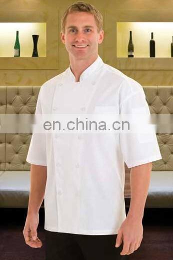 Custom Short Sleeve Catering Uniforms Chef Shirt/Wholesale Chef Uniform in China