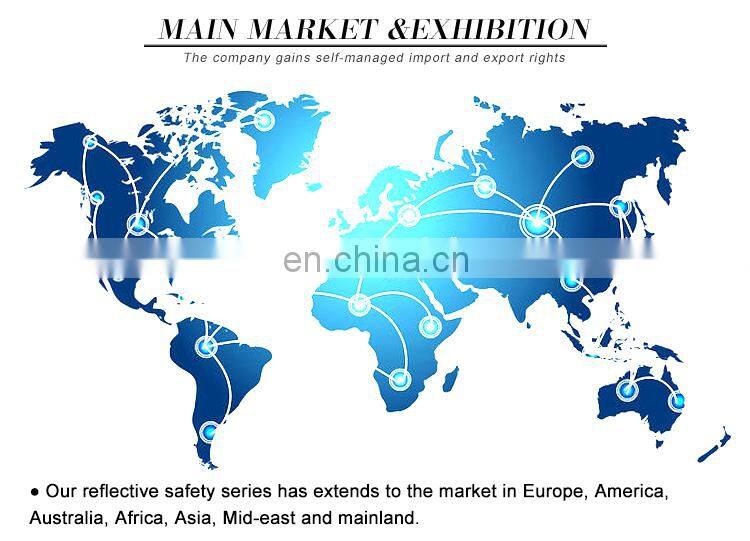 Multi coloured reflective polyester webbing with high reflective tape K-11