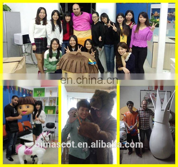 HI inflatable fur mascot costume for sale