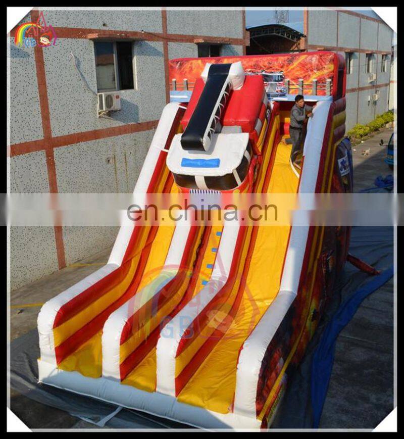 Top Fun large inflatable snow slide,kids soft climbing slide,drill playground for children