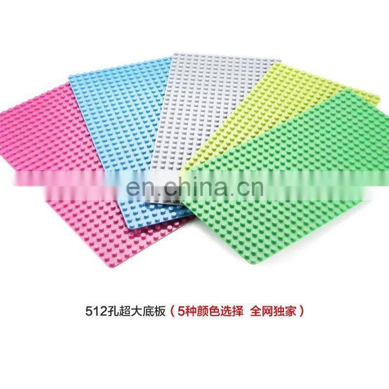 Plastic bricks big blocks toys buidling blocks slab toys blocks toys base plate OEM