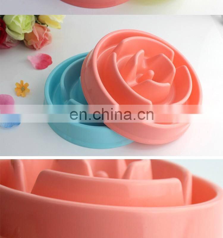 2016 Slow Food Pet Bowl,wholesale Strange new anti-choking dog bowl ,healthy food dog bowl for pet feeder