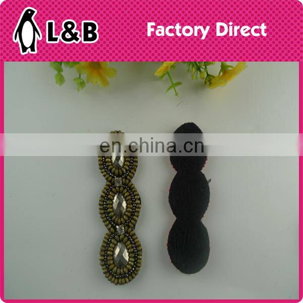 2017 wholesale popular fashion shoe accessories with rhinestone