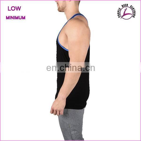 Men's gym wear tank top O neck sleeveless t shirt