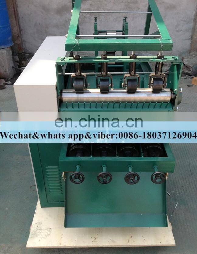 Scourer ball separating steel wool machine for making mesh scourer