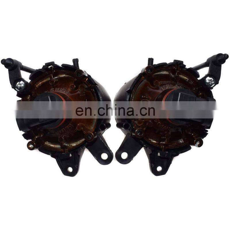 Pair Front Bumber Fog Light Driving Lamp Clear Lens Kit For Audi A4 B6 Sedan