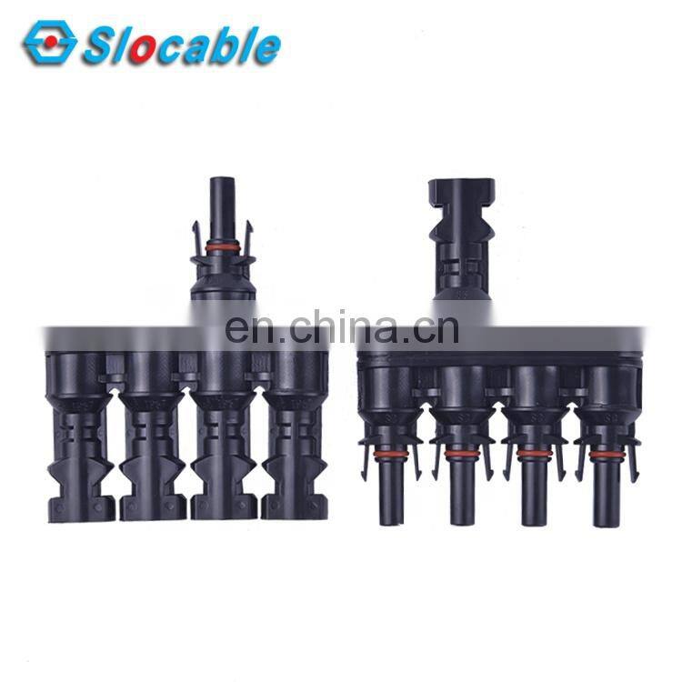 Solar Cable Panel 1500V 4in 1 DC Branch Connector  2020 New Product