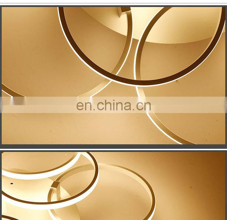 2018 New Products Creative Living Room Lamp 3/9/12 Head Warm Modern Flush Mount LED Ceiling Lamp with remote control