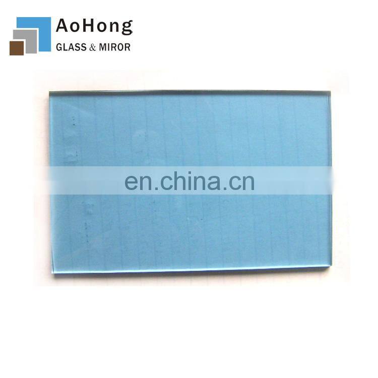 Sky Blue 8mm Ford Blue reflective glass Light blue Coated glass
