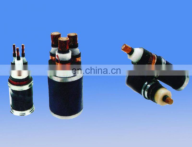 underground cables single core 500mm2 XLPE insulated high voltage cable