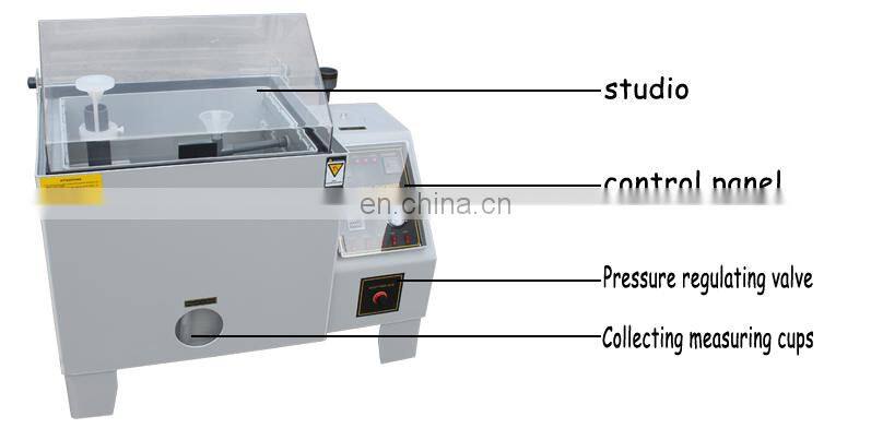 10 years manufacturer ISO 9227 astm b117 Battery Salt Water Spray Test Chamber