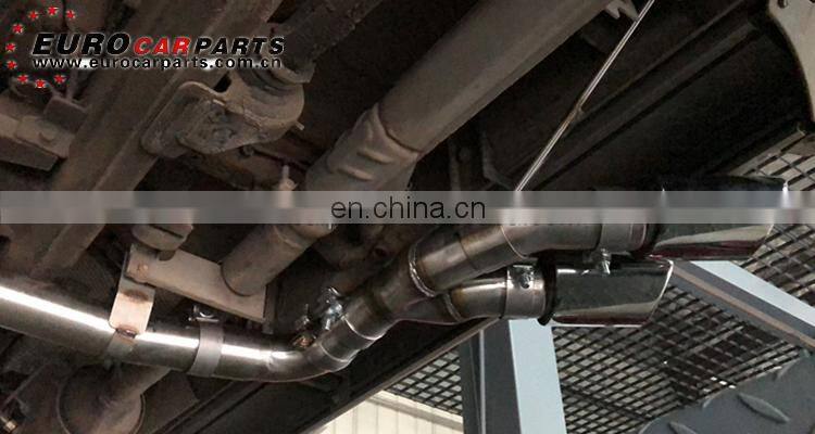 350D exhaust system fit for G-class W463 350D style 2018year before stainless steel make sound louder for 350D