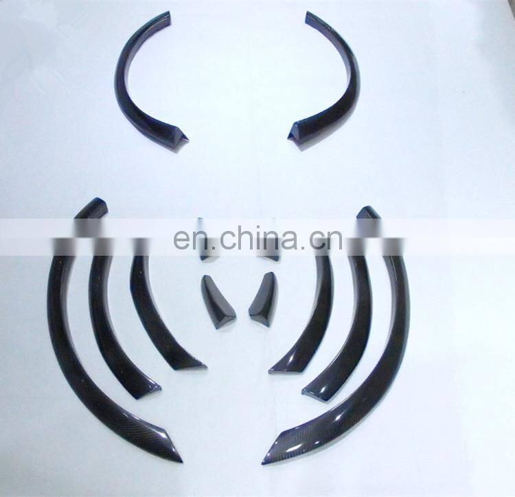 ML-CLASS W166 RZ Style Carbon Fiber Body Kit rear diffuser over fenders roof spoiler front lip for ML-CLASS w166