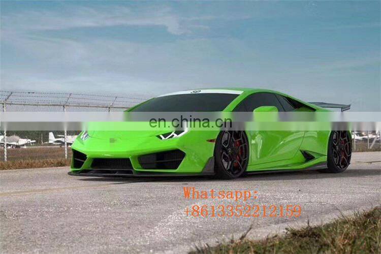 LP580/LP610 sd style carbon fiber material front lip side skirt rear bumper rear wing for LP580 LP610 body kit for car