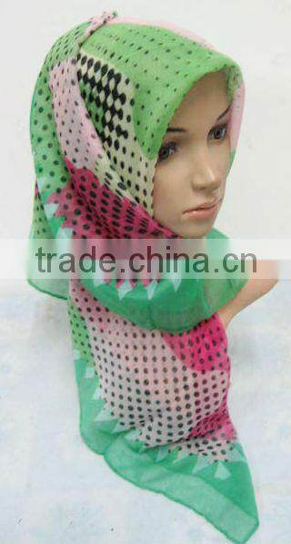 S901 clearance sale Dubai voile 1m*1m muslim scarf square scarf
