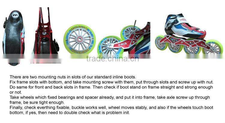 Speed skating roller skate, Speed inline roller skate