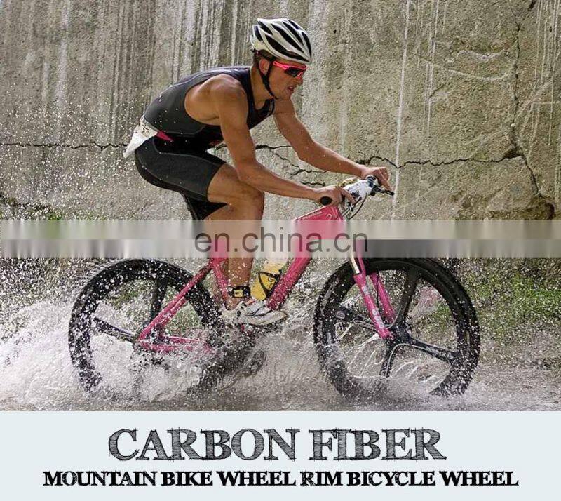 Lightcarbon 6-Spoke Carbon MTB Bike Wheelset for 29er Mountain Bicycle Wheels Logo Custom