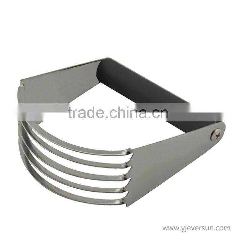 Top sale high quality non-slip grip stainless steel dough pastry blender