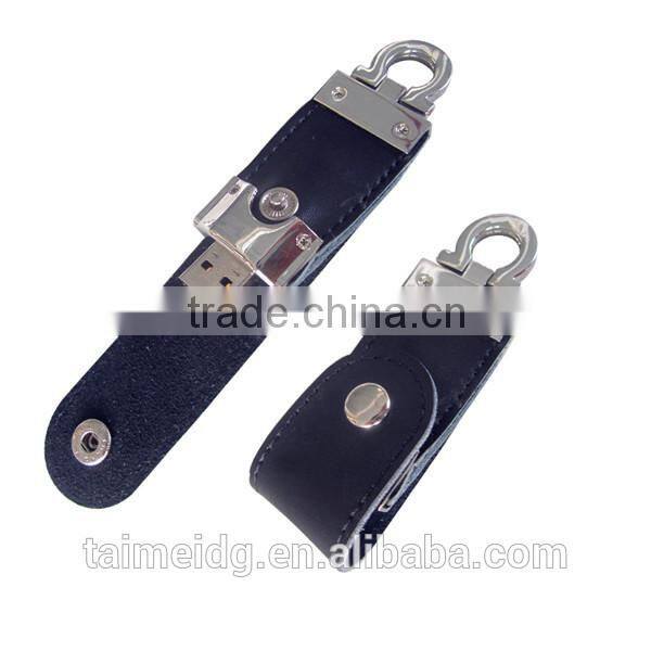Cheap price embossed leather usb