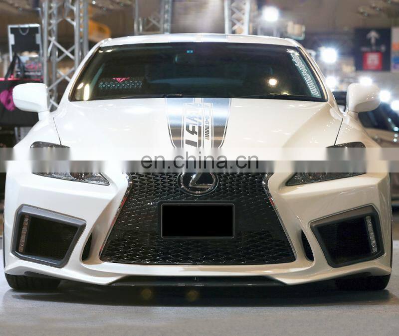 Runde ABS Material Modified V-Vision Style IS300 Body Kit For 2006-2012 Lexus IS250 Front Bumper Rear Bumper Side Skirt Body Kit