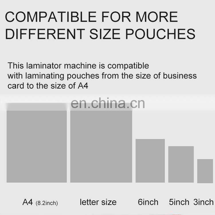 Willing OL260 A4 Professional Laminating Pouch Plastic Paper Sheet 2 Roller Photo And Document Thermal Laminator Machine