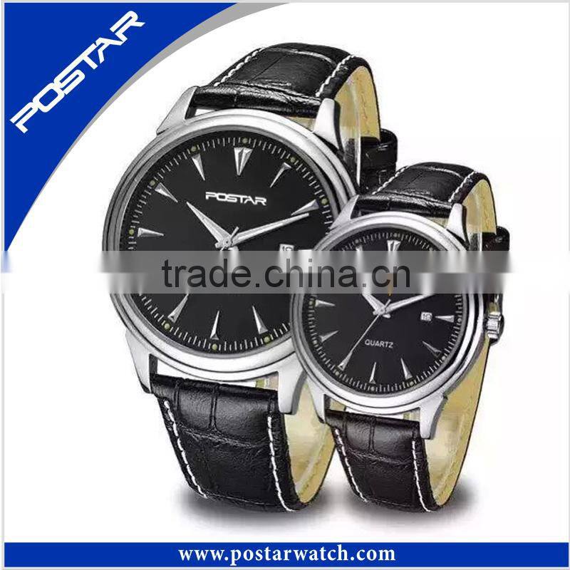 Vogue Vintage Analog Display Date Couple Quartz Gift Lover Watch
