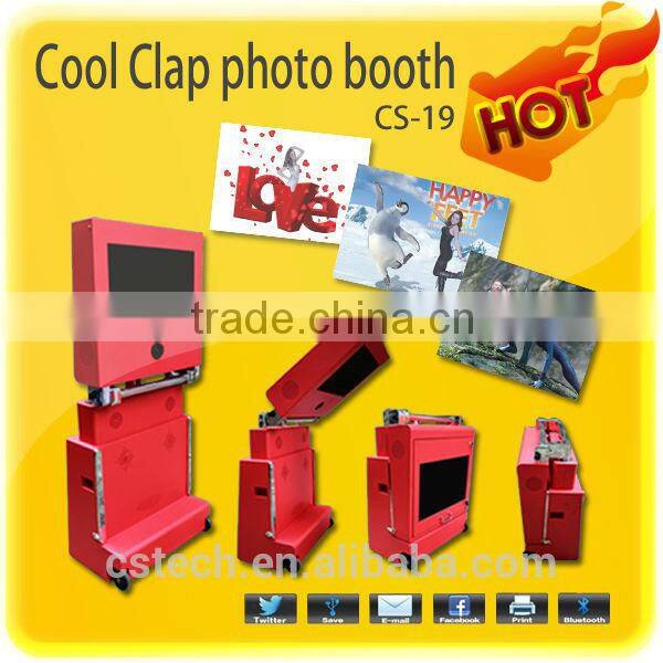 Cool Clap Photo Service Portable Folding Cabins Photo Booth