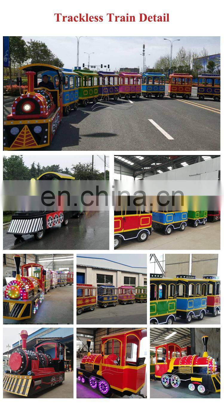 Theme park rides battery adult rides train set
