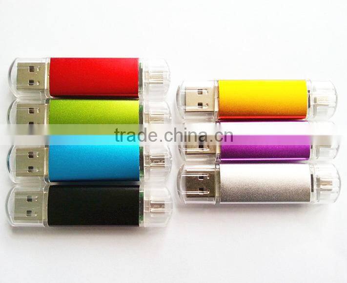 new promotion products smart phone usb flash drive support smart phone computer table PC 16gb