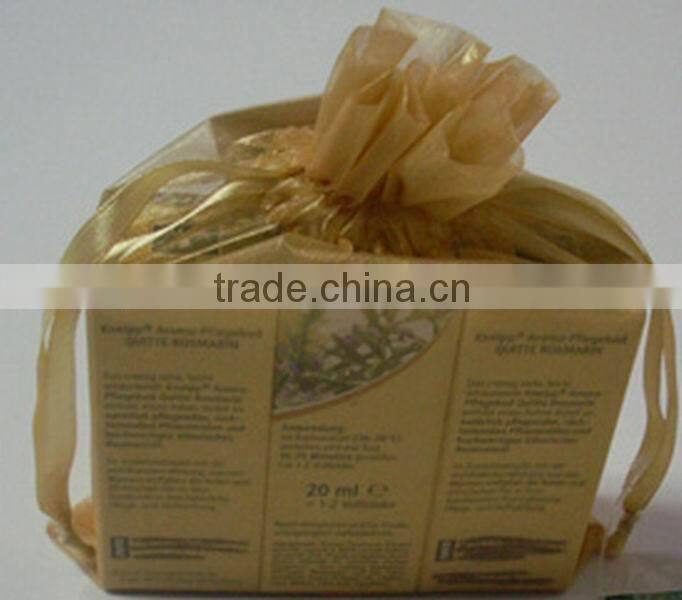 Xmas/party/festive/jewelry/ gifts/candy packaging bags with glitter snowflake printed fabric present pouch