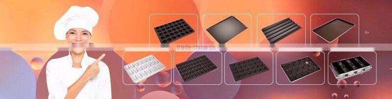 food grade baking dishes&pans aluminium non-stick teflon coating moon cake mould