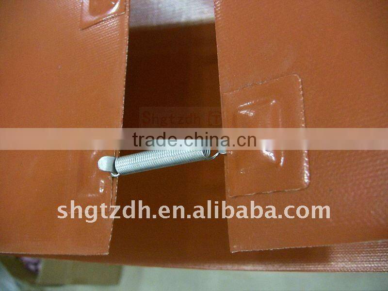 Flexible silicone rubber heater