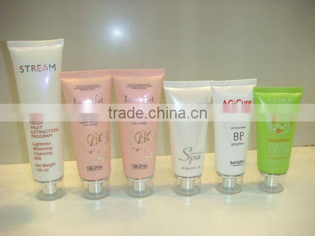 cosmetic tube with acrylic cap,cosmetic container, girl tube