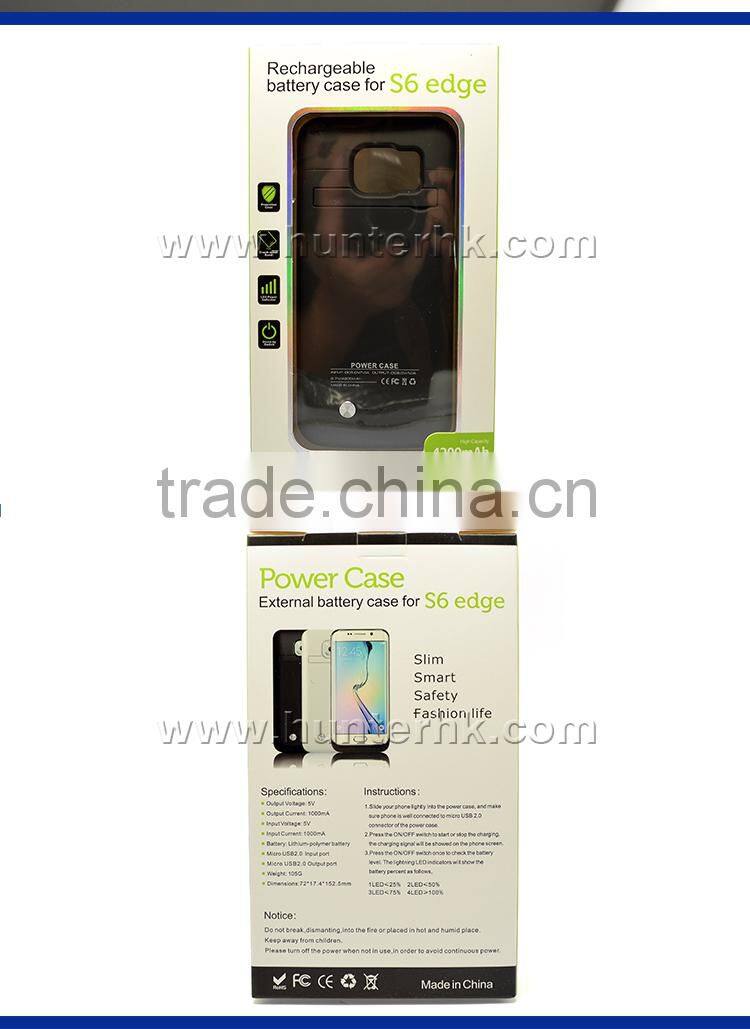 New Arrival External For Samsung S6 Battery Case