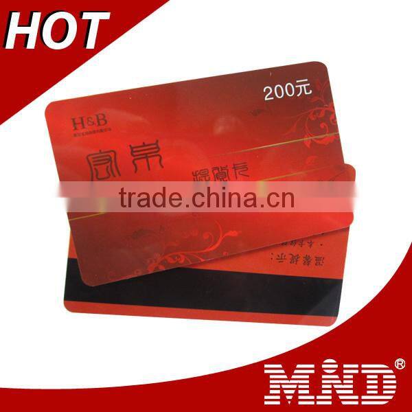 plain white pvc id card round corner