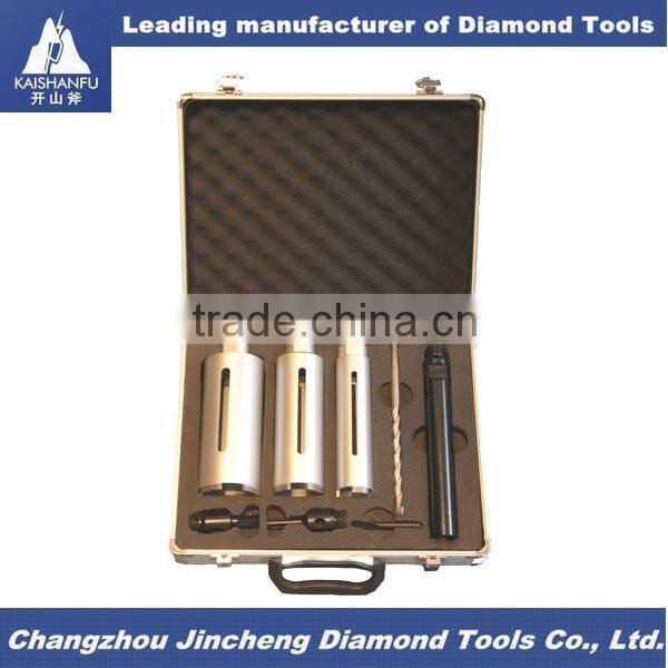 Diamond core drill bits tool kit