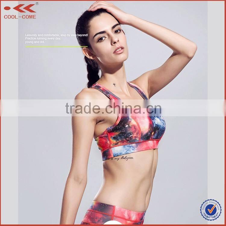 Women New Comfort Strappy flower Sport Bras