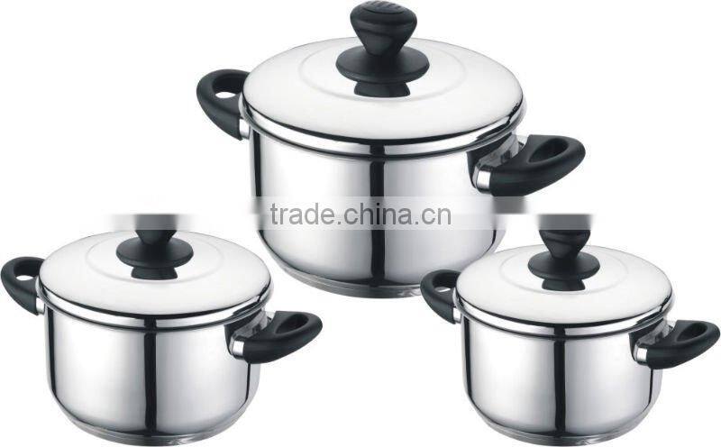 Stainless steel pot set