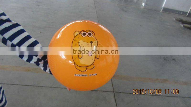 vinyl play balls, vinyl balls 10",pvc ball decal ball