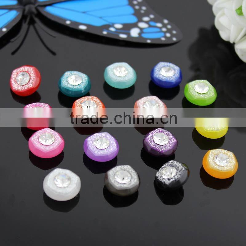 High quality Crystal rhinestone button
