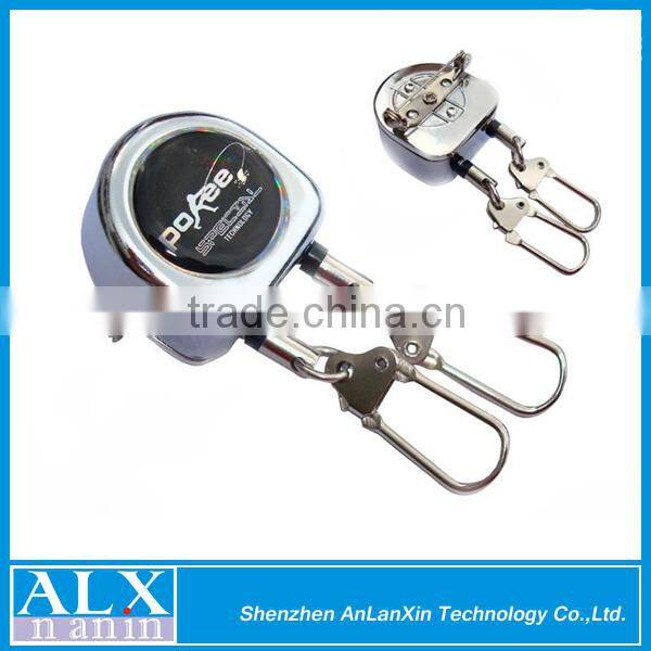 High quality purple retractable heavy duty badge reel