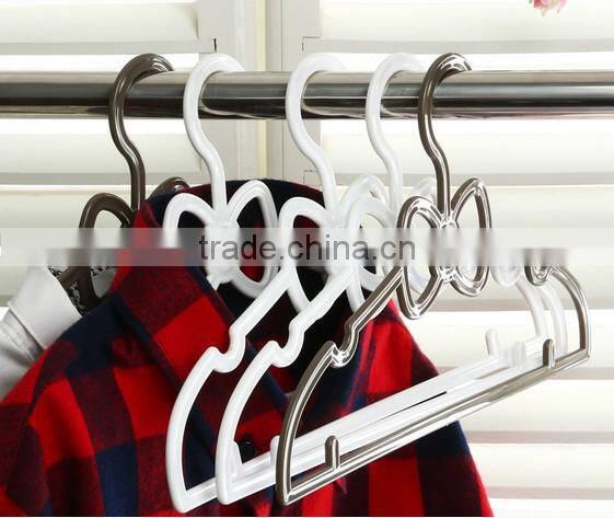 plastic fancy clothes hanger for children