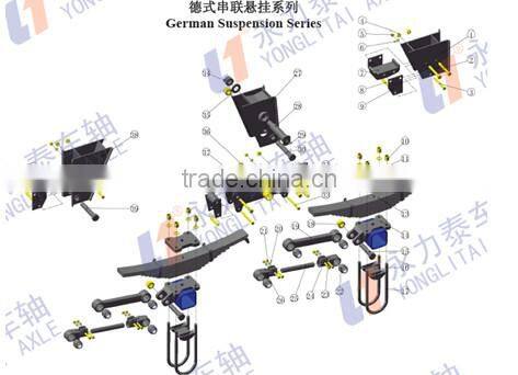 L1 trike trailer axle