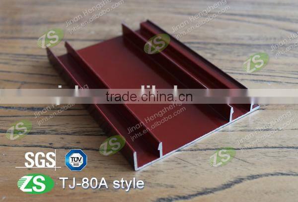 Brushed silvered washable aluminum waterproof wall skirting board