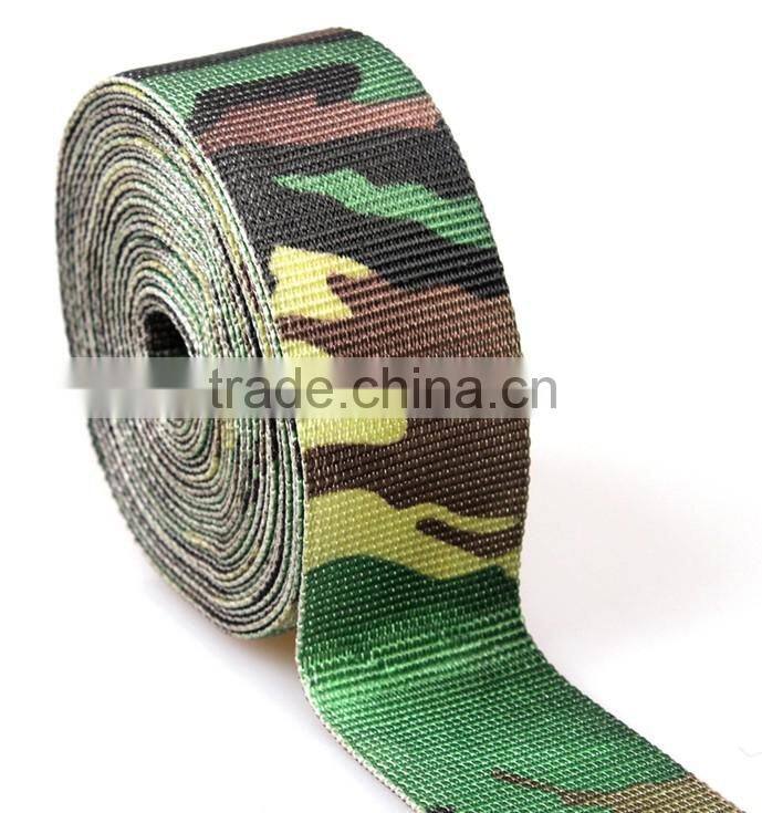 Webbing Custom Wholesale,4.1cm Polyester Camouflage Print Jacquard Webbing,Luggage Apparel Accessories Webbing