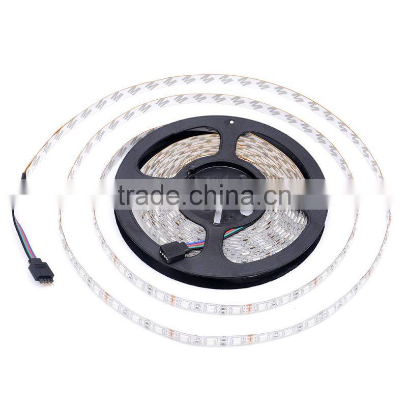 HOT Sales !!! SMD 5050 waterproof 150leds/5 meters 300 leds/ 5 meters led controller flexible RGB led strip