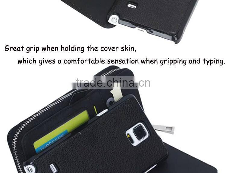 Fast Moving Items From China Smart Phone Wallet With Mobile Stand Leather For Samsung Galaxy Note 4 Phones,Mobile Phone Set New