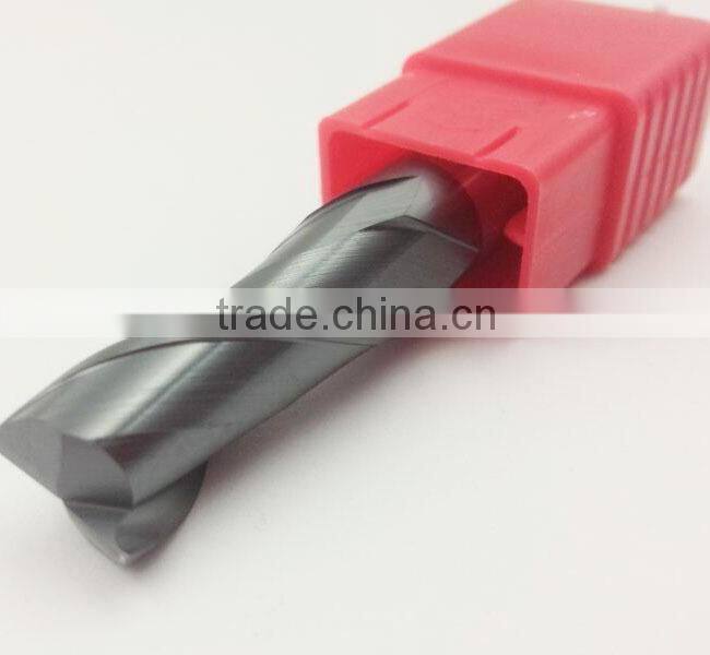 Hot sale 55 HRC cnc carbide tip end mill cutter