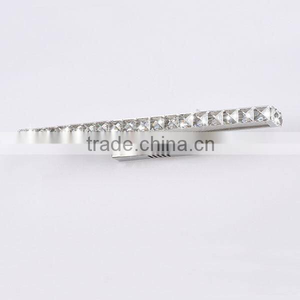 stainless steel crystal wall lamp